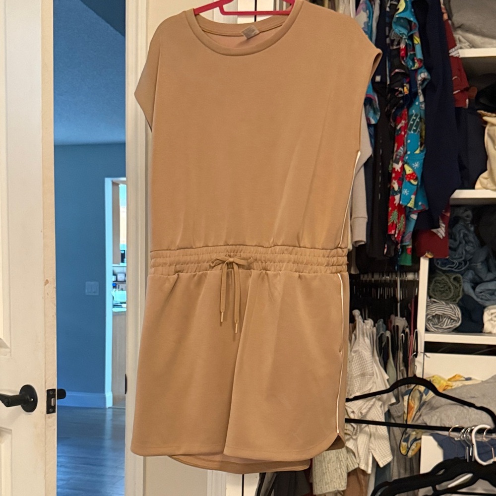All in Motion Tan Mini Dress - Picture 8 of 8